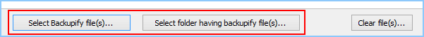 Select Backupify Files