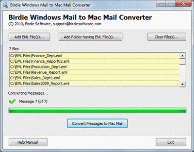 Convert Windows Mail to Mac Mail - Birdie Software