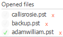 View Multiple PST Files