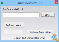 Choose PST file & Click on Show Recovered Password