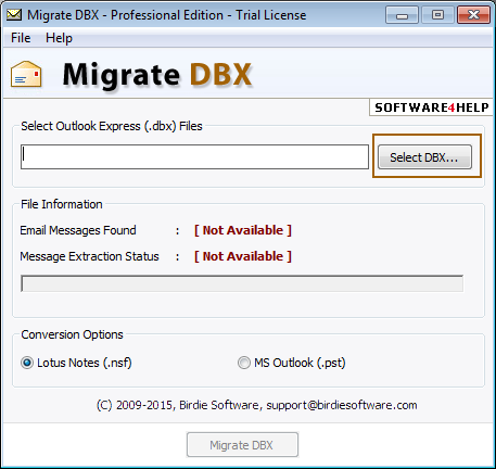 Browse DBX Files