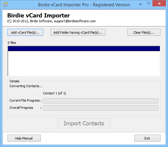 vCard Importer