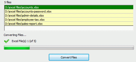 Conversion process will start after selecting the destination path