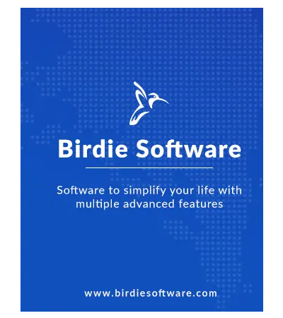 birdie EML to PST Converter software box