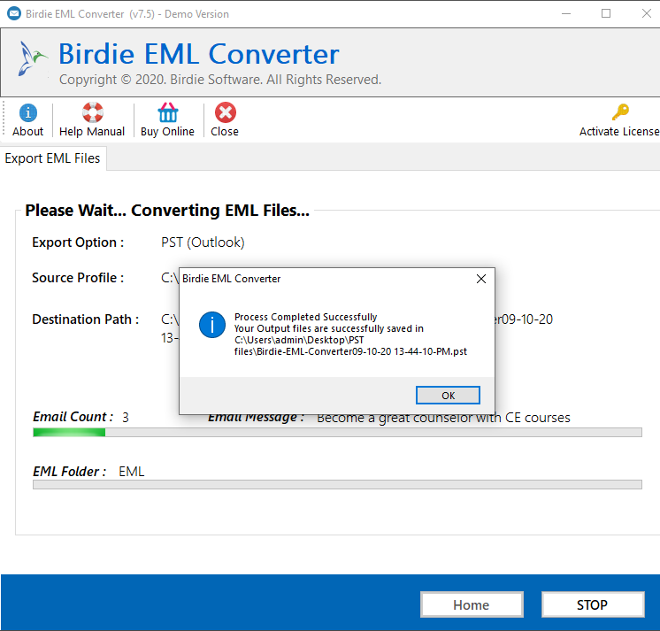 Start Conversion