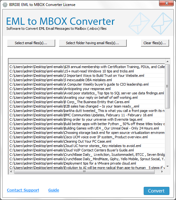 Birdie EML to MBOX Converter 3.5.3