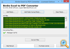 Click on Convert Files